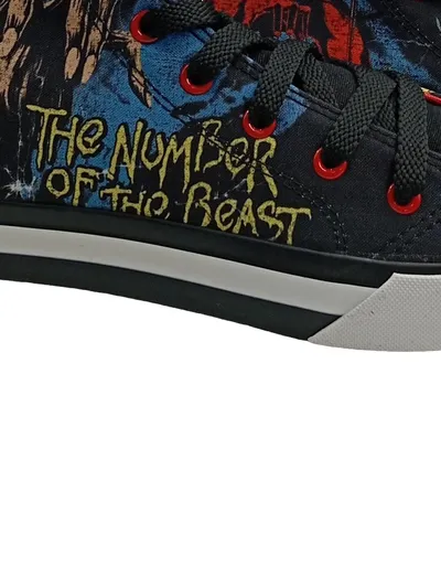 EMP Iron Maiden The Number of the Beast Herren Sneaker High Schwarz Gr. 41