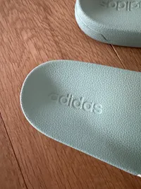 adidas Adilette Shower Badeschuhe Damen Gr. 40 Grün Slip-On Freizeit 3