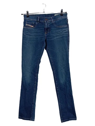 Diesel Damen Jeans Straight Leg Blau W29 L30 Denim Hose