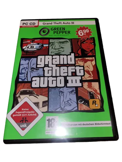 Rockstar Games GTA 3 Grand Theft Auto III PC Action Spiel Open World