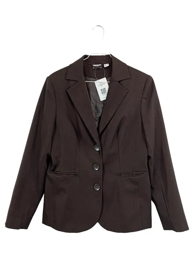 BASIC LINE Damen Blazer Braun Business Casual Gr. 38/M Polyester