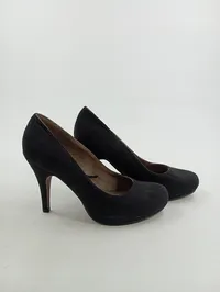 Tamaris Damen Pumps Gr. 38 Schwarz Elegant High Heels 2