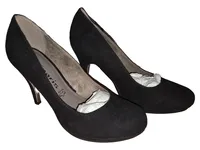 Tamaris Damen Pumps Gr. 38 Schwarz Elegant High Heels 3