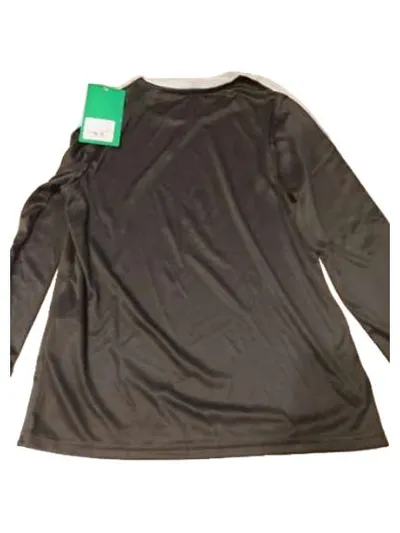ERIMA Kinder Langarmshirt Sportshirt Gr. 152 Schwarz Weiß Trikot