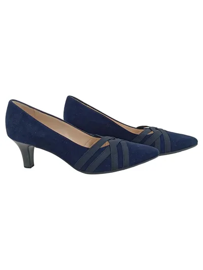 Peter Kaiser Pumps Damen Wildleder Blau Klassisch Elegant Gr. 36