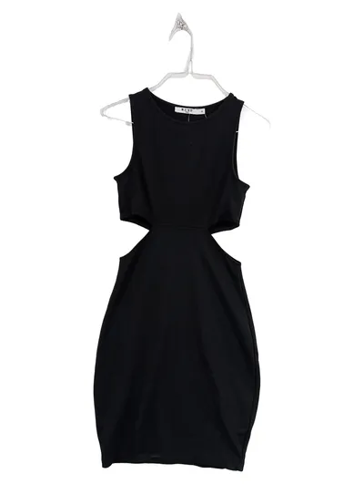 NA-KD Damen Cut-Out Kleid Schwarz Gr. 34/XS Cocktailkleid Elegant
