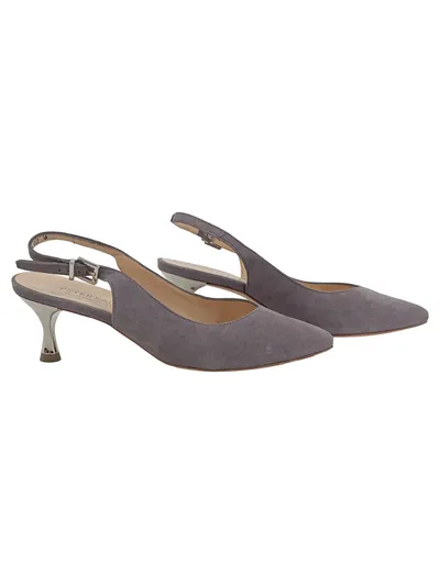 Peter Kaiser Slingpumps Damen Pumps Wildleder Lila Gr. 37 Elegant Business