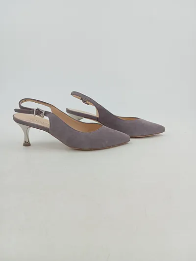Peter Kaiser Slingpumps Damen Pumps Wildleder Lila Gr. 37 Elegant Business
