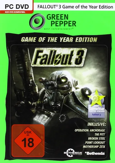 BETHESDA Fallout 3 Game of the Year Edition PC Rollenspiel GOTY