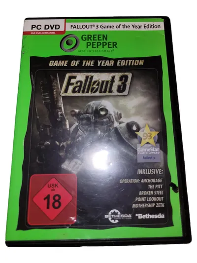 BETHESDA Fallout 3 Game of the Year Edition PC Rollenspiel GOTY