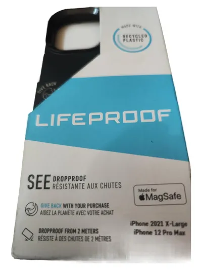 LifeProof SEE Schutzhülle iPhone 12 Pro Max MagSafe Schwarz