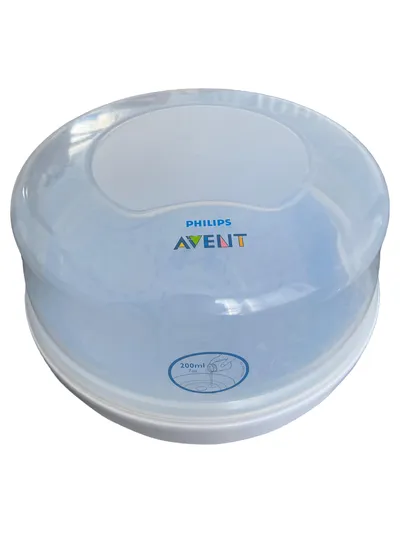 Philips Avent Dampfsterilisator Babyflaschen Mikrowelle Transparent 27cm
