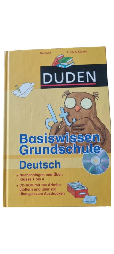 Duden Basiswissen Grundschule Deutsch Klasse 1-4 mit CD-ROM Nachschlagen Üben