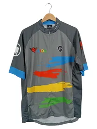 Endura Fahrradtrikot Herren Gr. L Radtrikot AIDA Grau Bunt Cycling 1