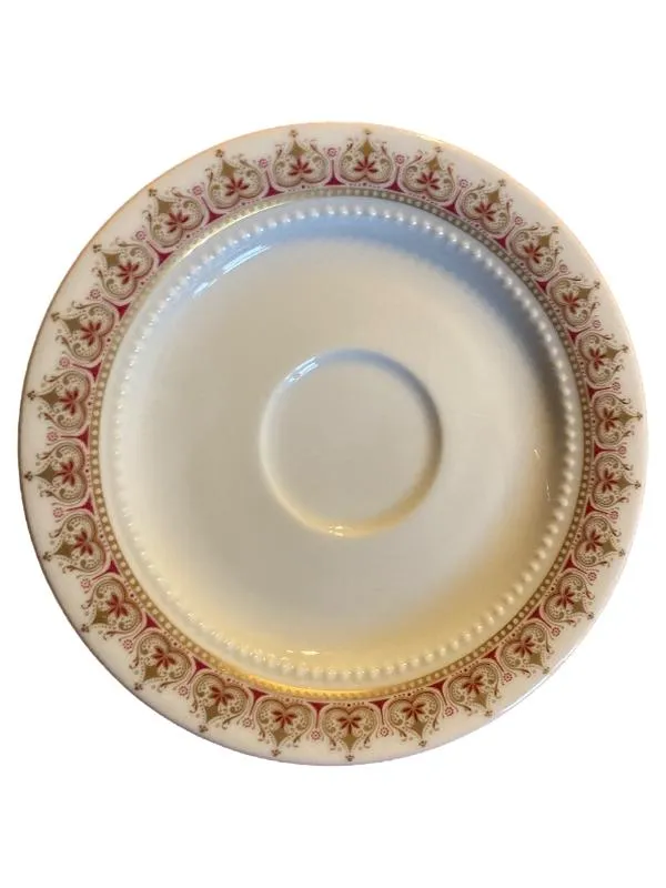 Eschenbach Untertasse Porzellan Klassisch Florales Muster Weiß 15 cm 1