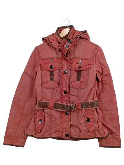 Wellensteyn Damen Windjacke Gr. M Rot Kapuze Outdoor Jacke