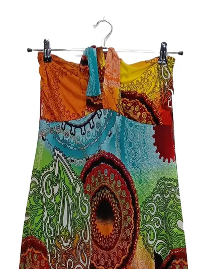 Anna Field Damen Maxikleid Sommerkleid Gr. 38 M Neckholder Paisley Boho Bunt