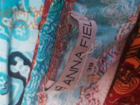 Anna Field Damen Maxikleid Sommerkleid Gr. 38 M Neckholder Paisley Boho Bunt 5