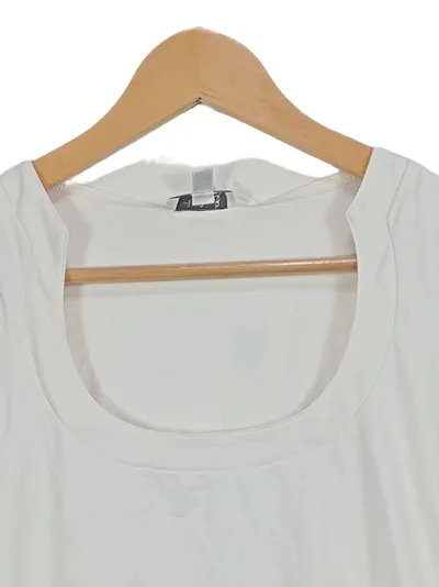 1.2.3 Paris Damen T-Shirt Gr. 40-42/XL Weiß Polyamid Basic