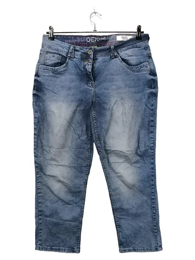 CECIL Damen Jeans Regular Fit Blau Gr. W32/40 Stretch Denim