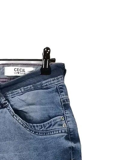 CECIL Damen Jeans Regular Fit Blau Gr. W32/40 Stretch Denim