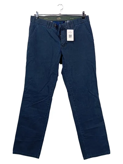 Club of Comfort Herren Stoffhose Chino Gr. 36 Blau Stretch NEU