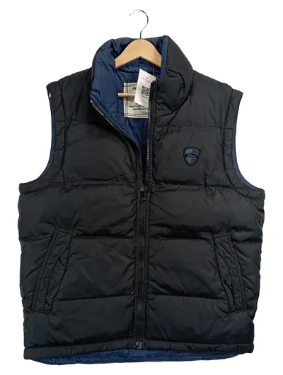 s.Oliver Herren Weste Steppweste Gr. 48/M Schwarz Outdoor Gesteppt Freizeit