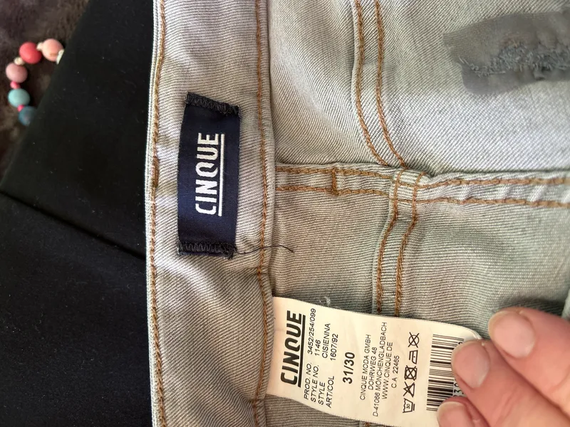 Cinque Damen Jeans Slim Fit Grau W31/L30 Casual 5