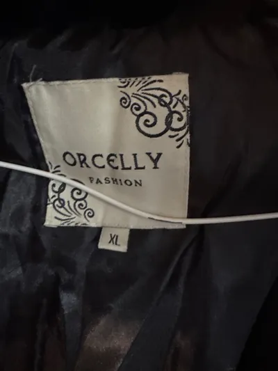 ORCELLY Damen Steppjacke Winterjacke Kunstpelz Schwarz Gr. XL
