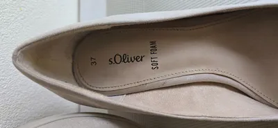s.Oliver Pumps Damen Gr. 37 Beige Soft Foam Blockabsatz Klassisch