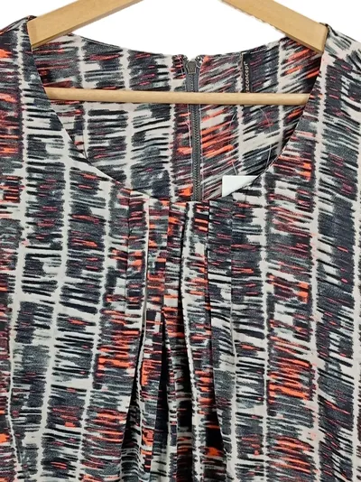 Soyaconcept Damen Top Bluse Gr. M Mehrfarbig Abstrakt Ärmellos