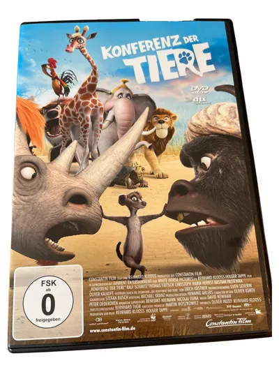 Die Konferenz der Tiere DVD Animationsfilm Kinderfilm Erich Kästner