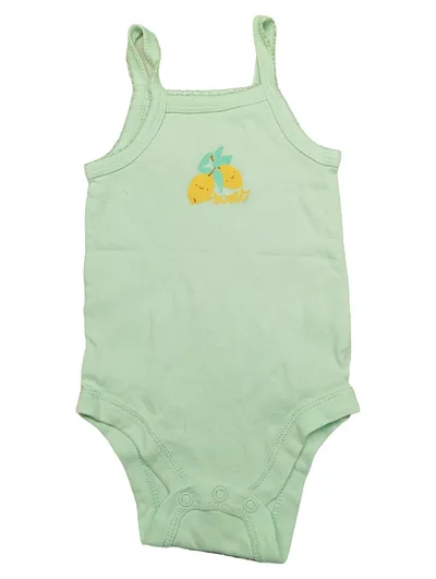 Impidimpi Baby Body Mädchen Gr. 62/68 Grün Zitronen Motiv Sweet
