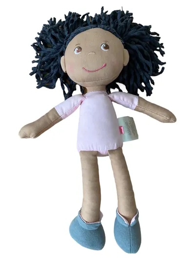 HABA Stoffpuppe Mädchen Babypuppe Charmant Mehrfarbig 30 cm