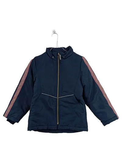 NAME IT Steppjacke Mädchen Übergangsjacke Gr. 134 9 Jahre Blau Glitzer