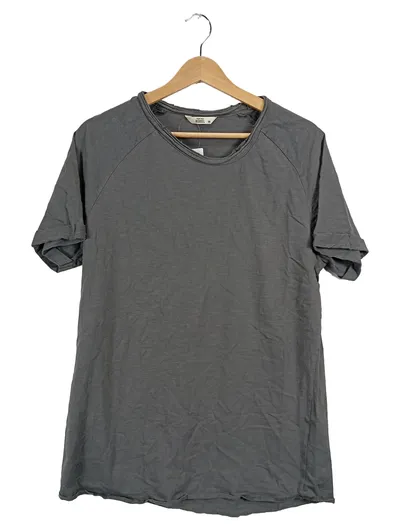 Redefined Rebel Herren T-Shirt Gr. M Grau Baumwolle Casual Basic
