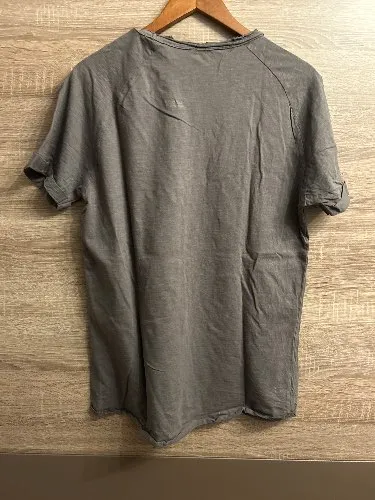 Redefined Rebel Herren T-Shirt Gr. M Grau Baumwolle Casual Basic