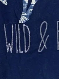 Ernsting's family Langarmshirt Mädchen Pferd Wild & Free Gr. 134-140 Blau 5