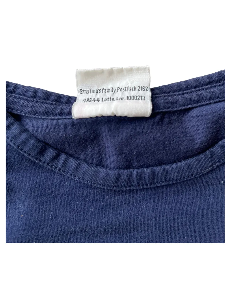 Ernsting's family Langarmshirt Mädchen Pferd Wild & Free Gr. 134-140 Blau 6