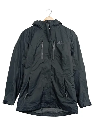WESTFJORD Damen Outdoorjacke Gr. 38 Schwarz Wind- & Wetterjacke