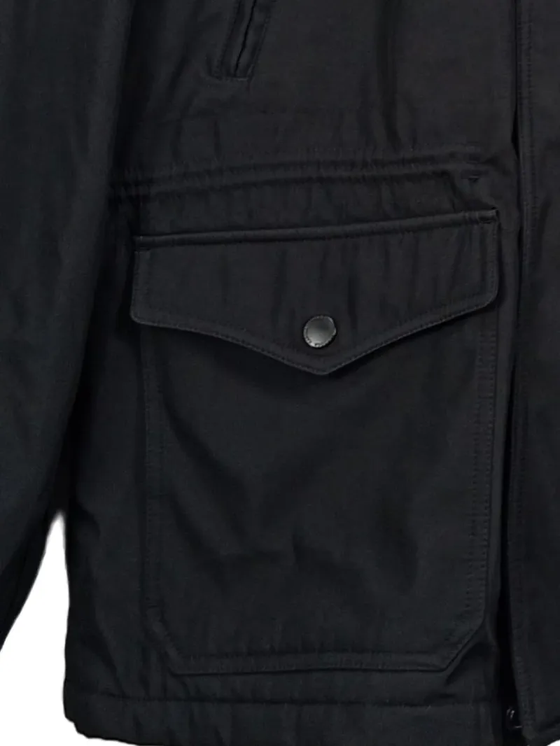 CANDA Herren Jacke Outdoorjacke Casual Schwarz Gr. 50;L Polyester Stehkragen 5