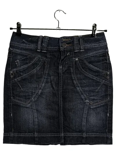 s.Oliver Damen Jeansrock Gr. 34/XS Dunkelblau Denim Minirock