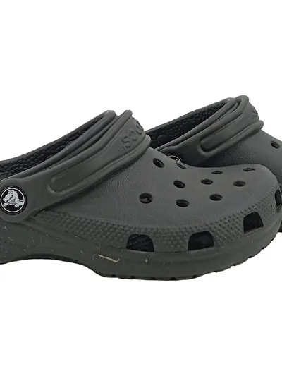 Crocs Classic Clog Kinder Pantoletten Grau Gr. J3/34 Unisex Clogs