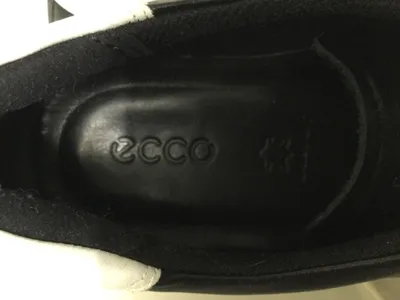 ECCO Damen Sneaker Low Leder Blau Gr. 41 Schnürschuhe Casual