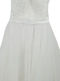 Lakshmigown Brautkleid Damen Gr. 38 Weiß Spitze Tüll Hochzeit 3