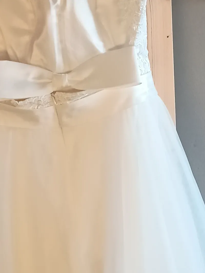 Lakshmigown Brautkleid Damen Gr. 38 Weiß Spitze Tüll Hochzeit 4