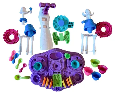 Play-Doh Eiscreme Schloss Spielset Kinder Knete Mehrfarbig ab 36 Monate