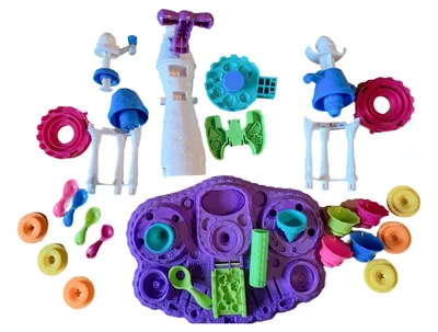 Play-Doh Eiscreme Schloss Spielset Kinder Knete Mehrfarbig ab 36 Monate