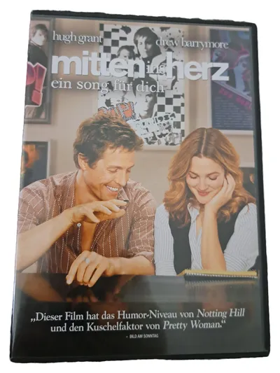 Mitten ins Herz Ein Song für dich DVD Hugh Grant Drew Barrymore RomCom