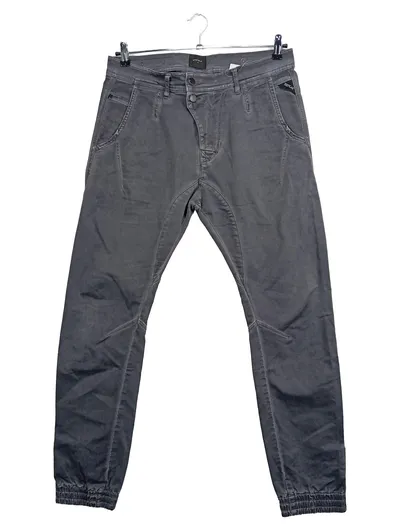 Replay Herren Jogginghose Grau Gr. 32/L Baumwolle Streetwear